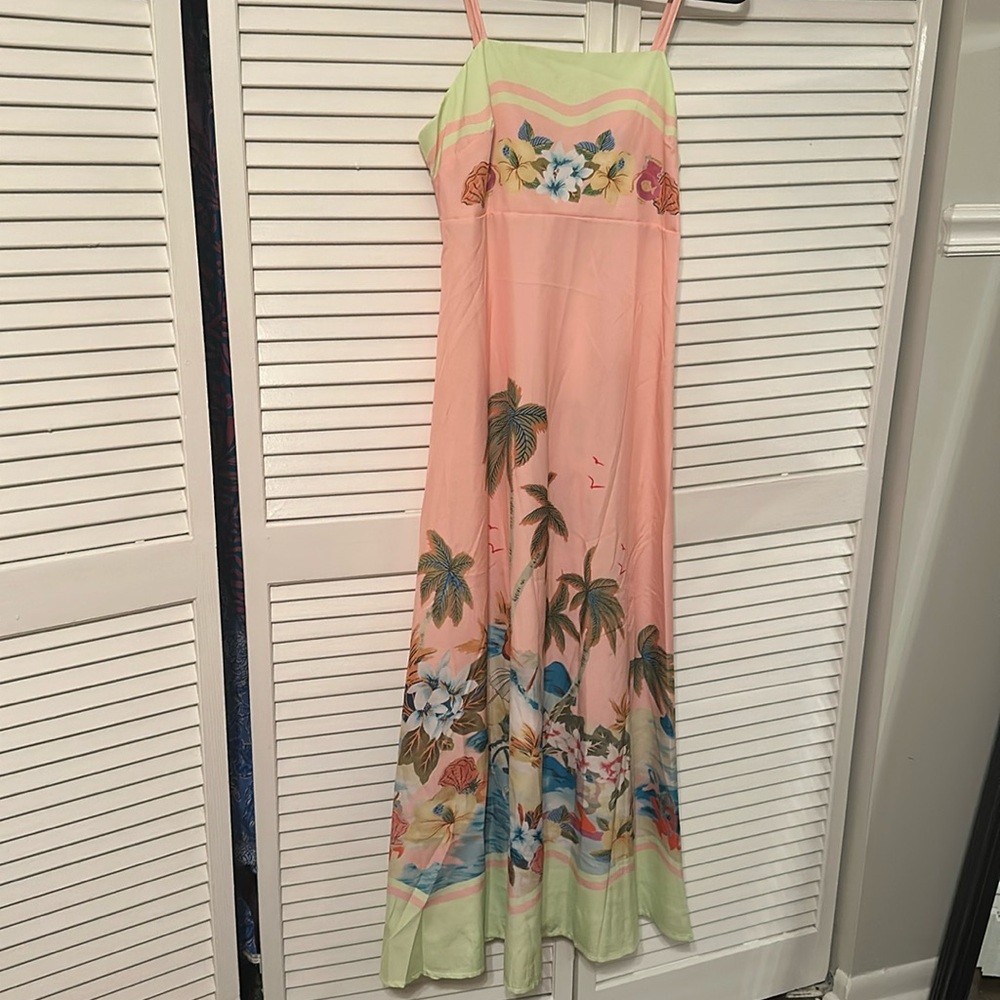 Amazon tropical maxi dress